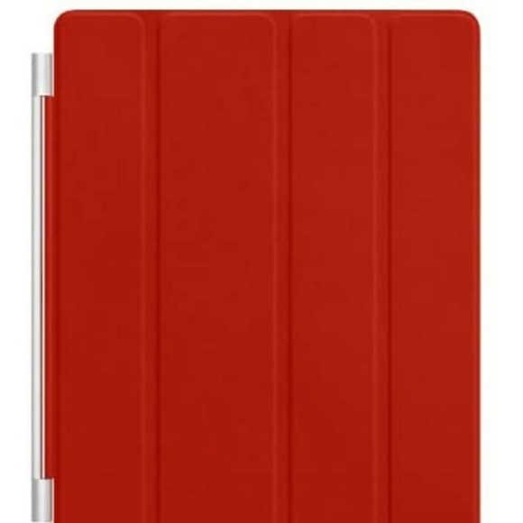 APPLE SMART LEATHER COVER FOR APPLE IPAD ORIGINAL RED BLACK - Picture 5 of 14